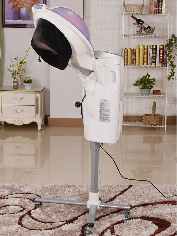 Profesjonalny salon fryzjerski Ozonowa podczerwona dioda LED Micro Mist Hair Spa Steamer Machine