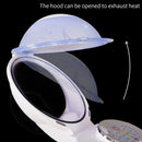 Machine à vapeur professionnelle pour salon de coiffure, appareil à vapeur pour spa capillaire à micro-brouillard infrarouge à LED