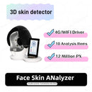 Relatório de teste profissional sobre analisador de pele 3D AI reconhecimento facial analisador de pele sistema de diagnóstico facial de pixel de alta definição
