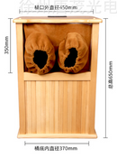 Secchio energetico per pediluvio a infrarossi lontani Biospettro Sauna secca con pietra elettrica in legno di cicuta e tormalina nera