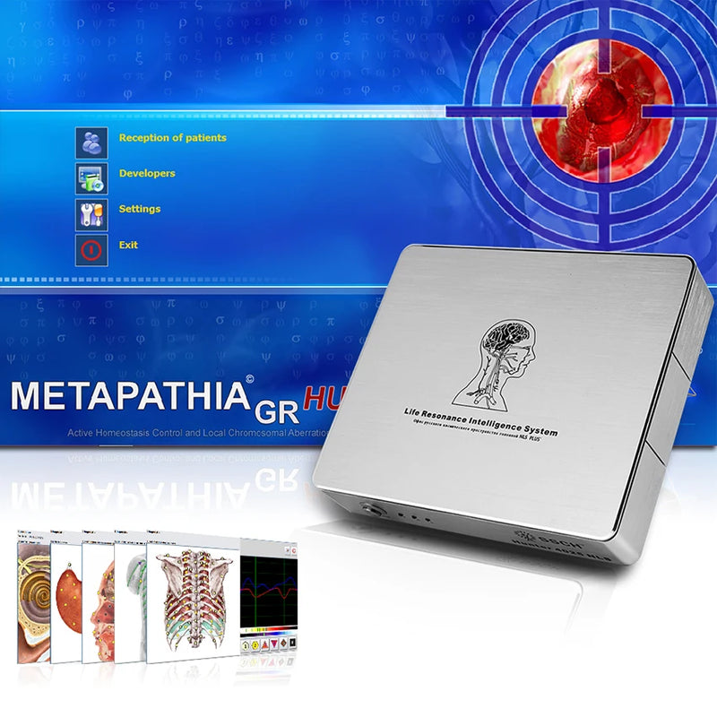 Suyzeko Viżwalizzazzjoni Metatron GR Hunter 4025 NLS Full Body Scanner Machine Metapathia GR Bioresonance Apparat analizzatur tas-saħħa