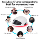 جهاز Lescolton D610 لنمو الشعر، خوذة نمو الشعر بالليزر، قبعة ضوء أحمر ليزر، قبعة علاج تساقط الشعر للرجال والنساء، لاسلكية