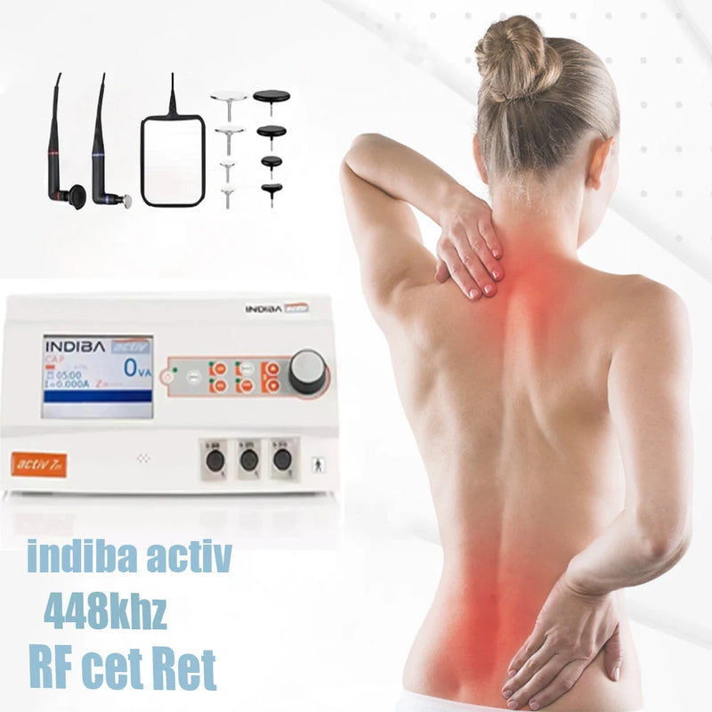 Hot indiba activ therapy 448khz tecar physiotherapy radio frecuencia tecar Body Care System RF cet ret Машина для схуднення