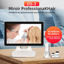 Scanner professionale per capelli e pelle, analizzatore intelligente del cuoio capelluto a 4 sonde per l'analisi dei capelli, 10-200 canali, qualità da salone