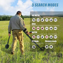 TX640 Underground Foldable Digital ID Target and Depth Display Gold Metal Detector Higher Depth and Accuracy Treasure Hunting