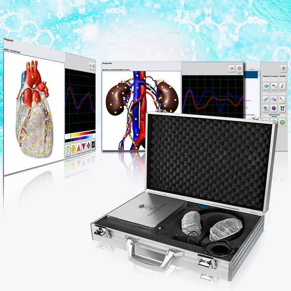 Suyzeko التصور ميتاترون GR Hunter 4025 NLS آلة الماسح الضوئي لكامل الجسم Metapathia GR أجهزة تحليل الصحة بالرنين الحيوي