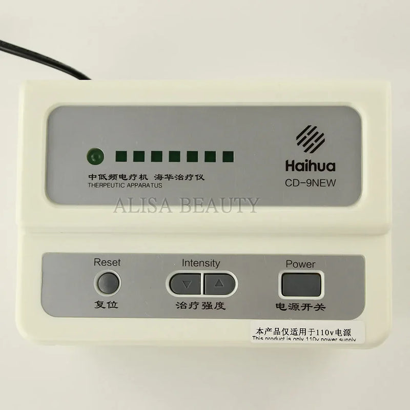 Haihua CD-9 nuevo aparato terapéutico Serial QuickResult Audio estimulación eléctrica acupuntura terapia masajeador dispositivo 110-220V
