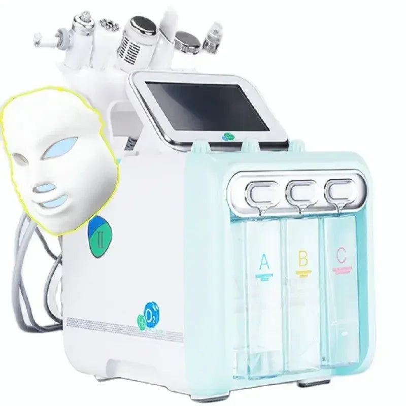 Neue Ankunft 7 In 1 H2O2 Wasser Sauerstoff Jet Peel Hydro Schönheit Haut Reinigung Hydrofacial Maschine Gesichts Maschine Wasser Aqua peeling