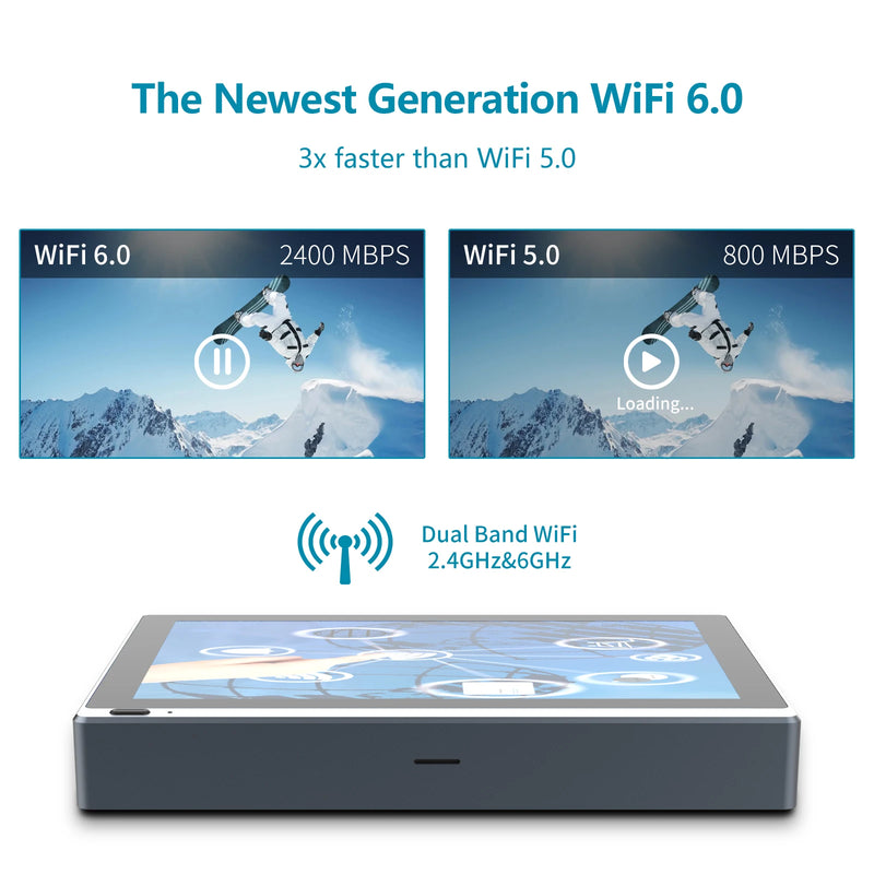 Mini PC con licenza Intel J4125 8GB DDR4 256GB SSD, Mini Computer Desktop Supporto 4K Display/Dual-Band WiFi5.0/BT5.0/USB3.0/HD/Type-C/TF Slot (256GB SSD) (256G Mini PC con licenza Intel J4125 8GB DDR4 256GB SSD, Mini Computer Desktop Supporto 4K Display/Dual-Band WiFi5.0/BT5.0/USB3.0/HD/Type-C/TF Slot (256GB SSD) (256G