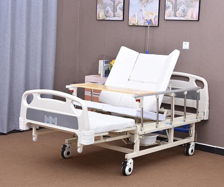 Multifunktions-Krankenhausbett, Pflegebett, Heimgebrauch, multifunktionales medizinisches Klinikbett