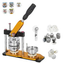 Машина для изготовления значков-кнопок - 100 шт. деталей для кнопок, набор для изготовления значков своими руками, инструменты для изготовления значков-кнопок с деталями + круговой резак + форма