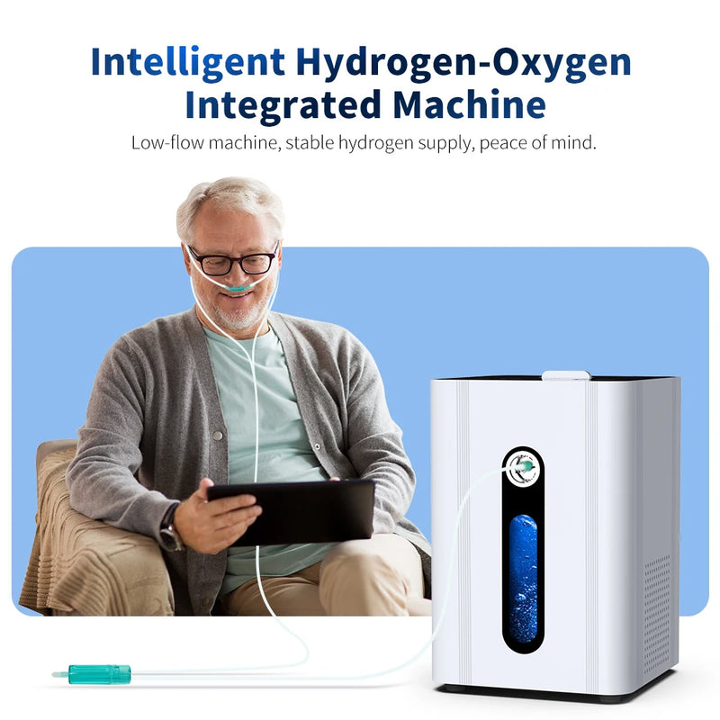 Suyzeko – Machine d'inhalation d'hydrogène de 150ml, générateur d'eau, inhalateur moléculaire H2 pur, dispositif de thérapie, soins à domicile