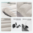 Tesla Model Y PVC 2017-2023 Inflatable Air Mattress Outdoor Camping Inflatable Special Suede Fabric Car Travel Bed