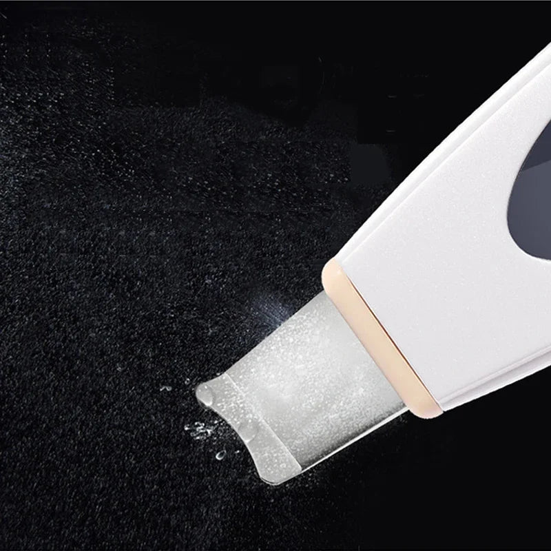 Ultrasonik Cilt Scrubber Yüz Temizleme Akne Temizleme Yüz Gözenek Temizleyici Ultrason Soyma Temiz Ton Kaldırma Güzellik Temizleme Aracı