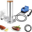 Generador de humo frío mejorado Ahumador de acero inoxidable Barbacoa para ahumar alimentos y carne Ahumadero Accesorios premium Parrilla Máquina de humo