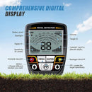 TX640 Underground Foldable Digital ID Target and Depth Display Gold Metal Detector Higher Depth and Accuracy Treasure Hunting