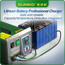 SUNKKO CH12V20 Lithium Battery Pack Intelligent Charger 125V20A 2.5KW Can Detect Battery Capacity Intelligent Matching Voltage