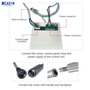 محرك كهربائي للأسنان احترافي LED محرك صغري بدون فرشاة معدات طبيب الأسنان المحمولة أداة طب الأسنان للألياف البصرية 1:1 1:5