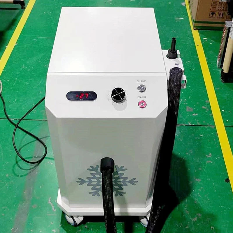 Nueva y popular máquina de enfriamiento de la piel Lcevind diseñada para aliviar los daños del tratamiento del dolor para la terapia de enfriamiento durante los tratamientos