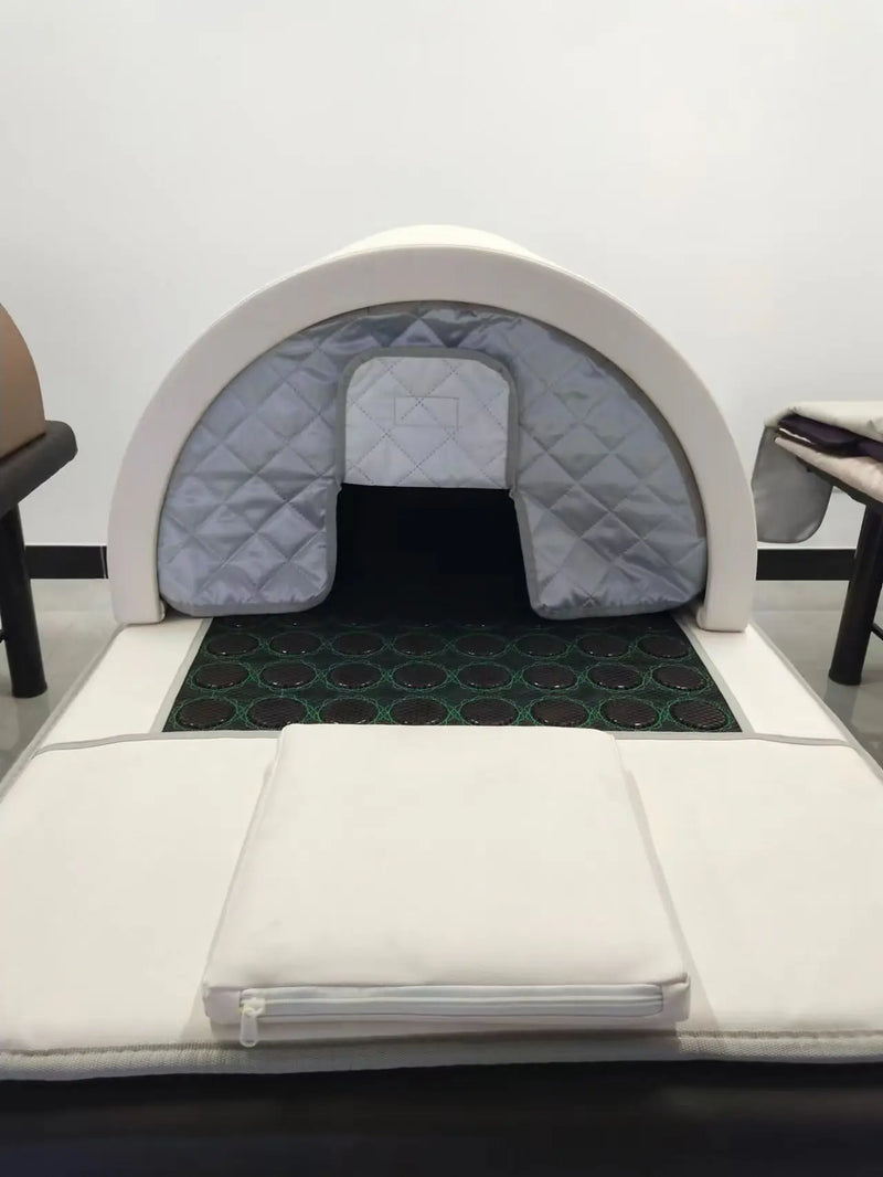 Cama de sauna de emagrecimento de corpo infravermelho distante terapia de turmalina cama de sauna de desintoxicação aquecida