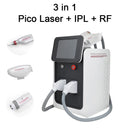 3 i 1 diodlaser OPT IPL hårborttagningsmaskin Bärbar ND Yag Laser Ta bort tatuering Professionell skönhetsutrustning Laser hårborttagning