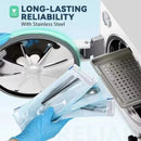 Autoclave dentaire à vapeur 18 L, stérilisateur électrique commercial en acier inoxydable, interface en anglais