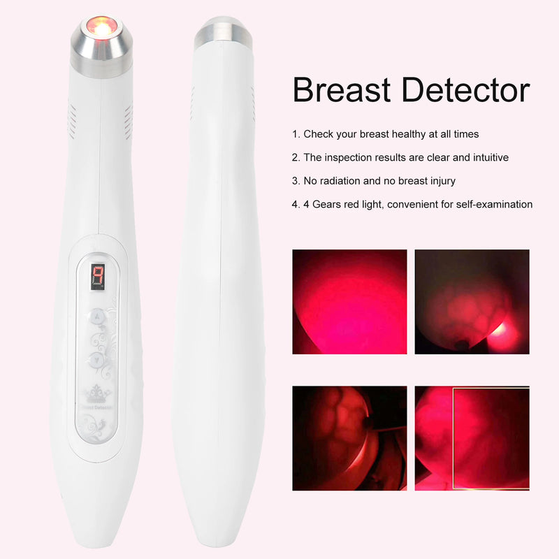 Detector de senos portátil para el cuidado del pecho en el hogar, luz infrarroja, detector de prueba de control de senos, enchufe estadounidense de 100 a 240 V