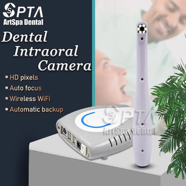 SPTA Kamera Intraoral Gigi 5.0 Mega Piksel HD WiFi 6 LED Peralatan Dokter Gigi Endoskopi Detektor Mulut Kualitas Tinggi Endo Intra Oral