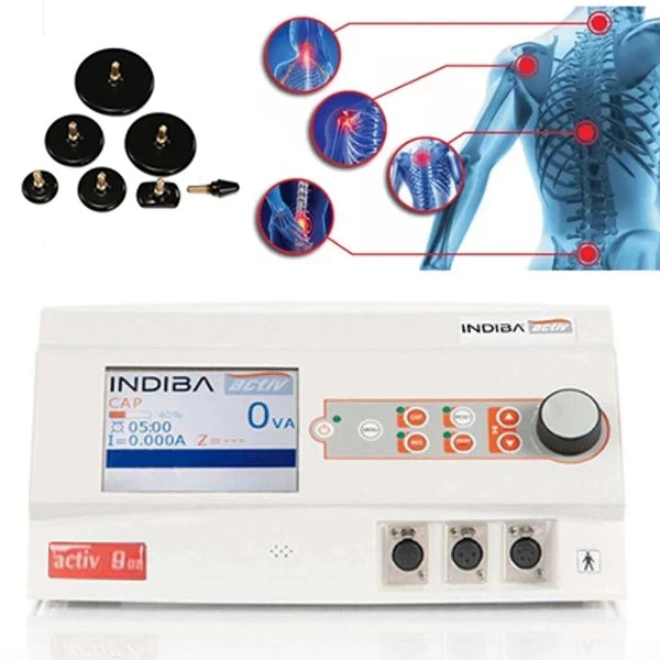열 시스템 CET RET 스마트 투열 요법 기계 Indiba Tecar 물리 치료 448khz ER45 신체 형성