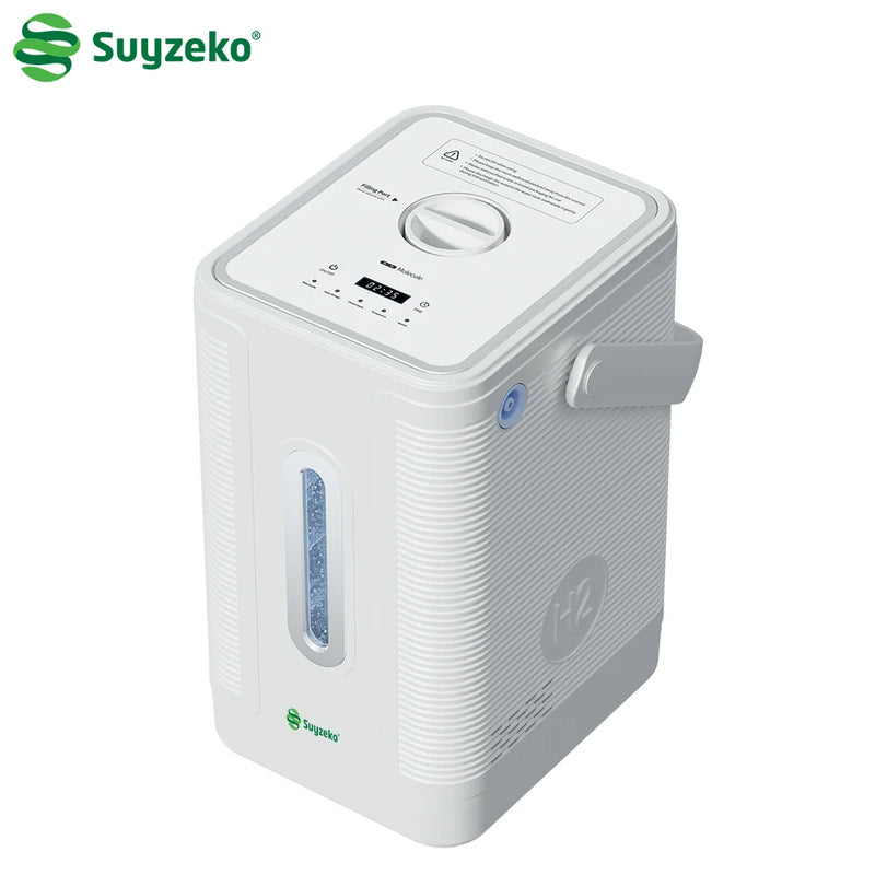 Suyzeko 300ML 450ML Generator Oksigen &amp; Hidrogen Mesin Inhalasi Hidrogen 99.99% Generator Air Hidrogen Ionizer Perawatan Rumah 2024