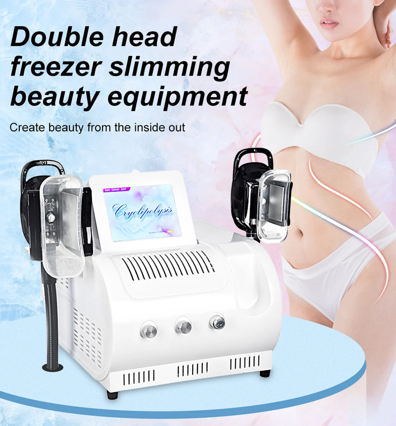 2 uchwyty System Freezefats maszyna do kriolipolizy utrata masy ciała wyszczuplanie ciała urządzenie kosmetyczne Anti-Aging Lifting skóry ujędrniający