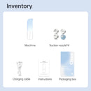 DOCO odkurzacz do porów z mikropęcherzykami 2.0 zimny i gorący kompres wszechstronny przyrząd do usuwania zaskórników elektryczne urządzenie kosmetyczne