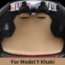 För Tesla Model 3 Model Y 2017-2024 Uppblåsbar luftmadrass Utomhuscamping Uppblåsbar Special Mockatyg Bil Resesäng