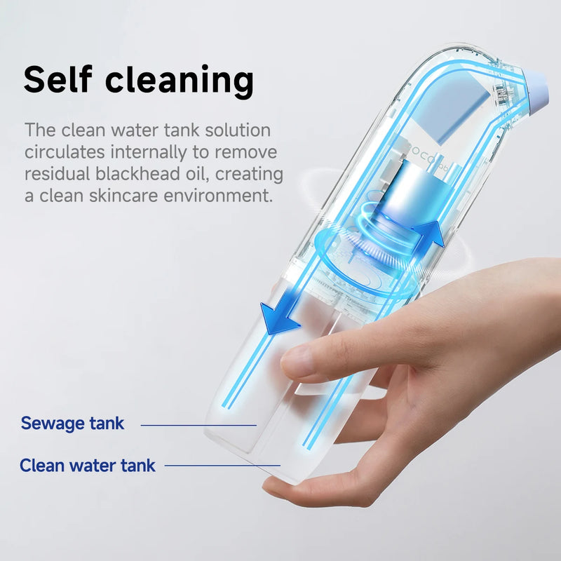 Compres Cleaner Cleansing|doco 2.0 Blackhead Remover - Hot & Cold Compress, Pore Vacuum ...