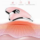 Microcurrent Guasha Yüz Masajı Elektrikli Kazıma Makinesi Cilt Sıkma Kaldırma Masaj Aracı Yüz Germe Slimmer Güzellik Bakımı