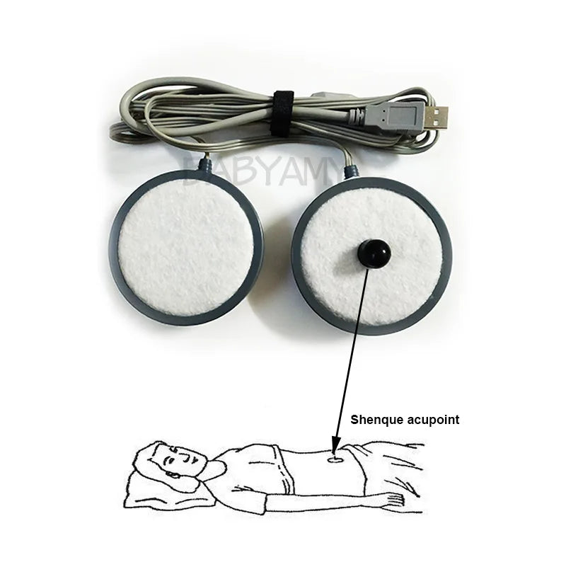 Haihua CD-9 Accessori Elettrodo magnetico spesso e rotondo per terapia termica per il trattamento della schiena e dell'addome