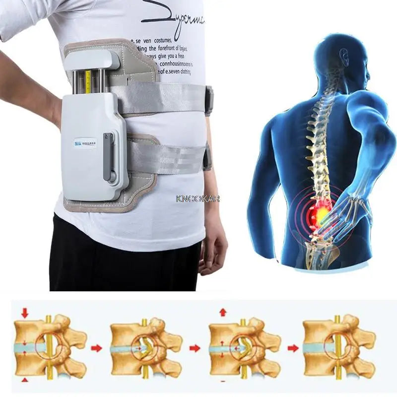 FDA Medical Lumbar Decompression Device Belt In Space Between The Waist Dish Outstanding Scoliosis Brace Posture Corrector
