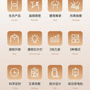 Cadeira de massagem elétrica de corpo inteiro, atualizada, pescoço, costas, cintura, almofada de massagem, calor, vibrar, amassar pernas, almofada de massagem, assento, relaxamento