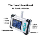 Monitor della qualità dell'aria, analizzatore di gas portatile, rilevatore di CO2, rilevatore di polvere, misuratore di umidità, HCHO, PM2.5, Tvoc, AQI