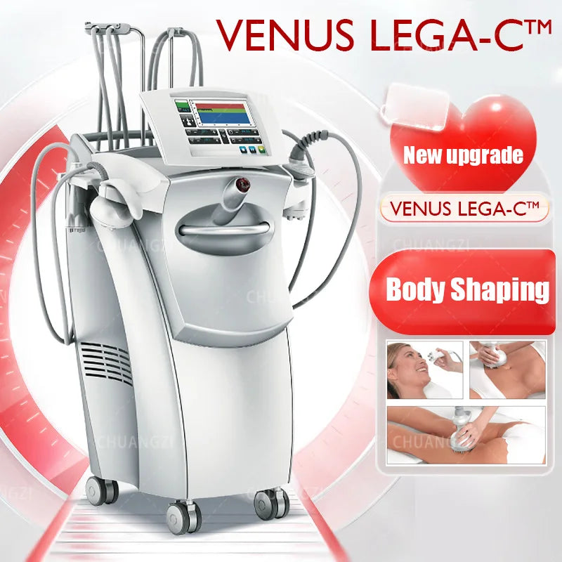 Venus Legacy Professional Boby Handle Shape Multifuncional Vacuum Roller Sculpting Slimming Massage Body Shaping Machine para redução de gordura