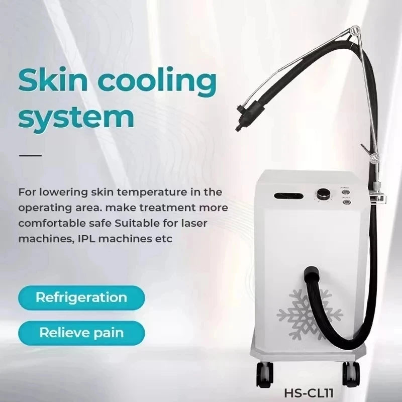 Нова популярна машина для охолодження шкіри Lcevind, розроблена для полегшення лікування болю. Для охолоджувальної терапії під час лікування