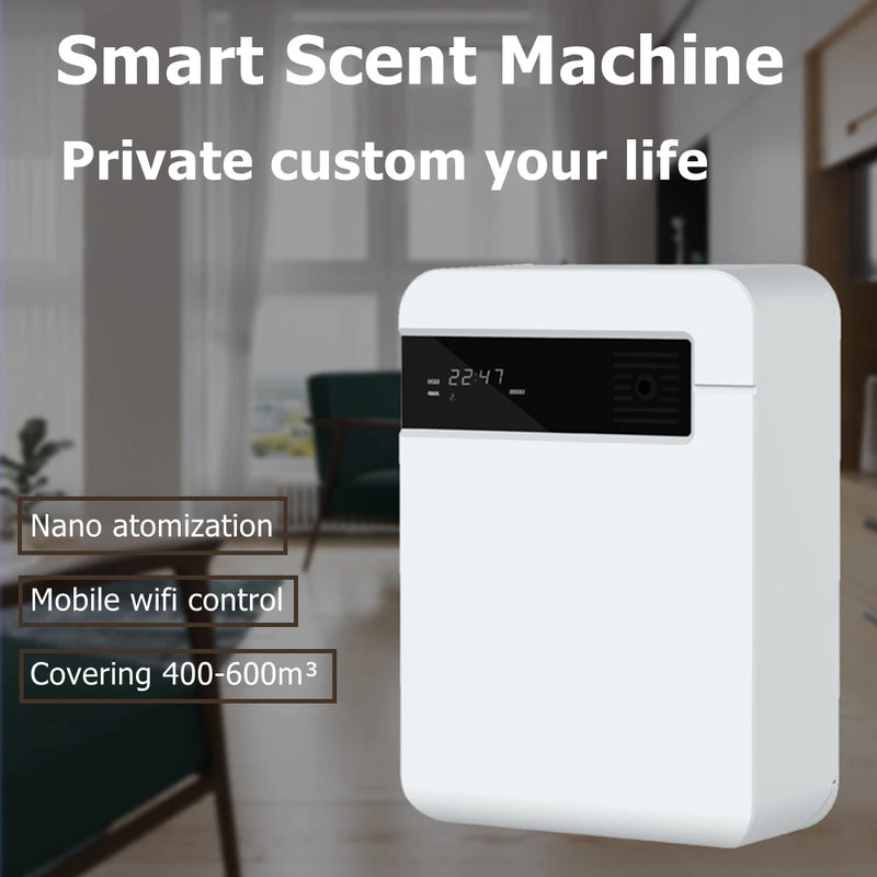 Wifi Smart Aroma Diffuser Quiet Air Ionizer App Remote Control Għall Xiri Mall Ħwejjeġ Aħżen Gym Uffiċċju Kamra tas-sodda Shop Toilet