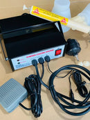 Pistola de recubrimiento en polvo electrostático, sistema portátil y ajustable para pintura en polvo.