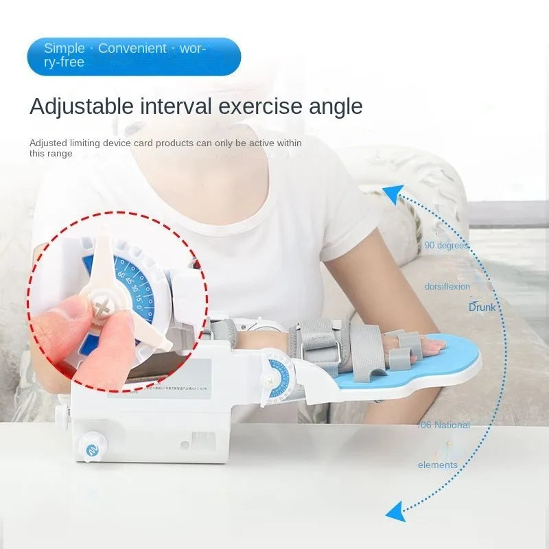 Dispositivo de treinamento de reabilitação da articulação do pulso para hemiplegia do membro superior após cirurgia de fratura do punho, extensão de flexão