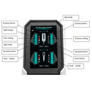 360 Derece Haddeleme Selülit Masaj Aletleri Kadınlar için Şekillendirme 9D Vakum İç Bilyalı Rulo Vücut Masajı Yağ Azaltıcı Heyecan