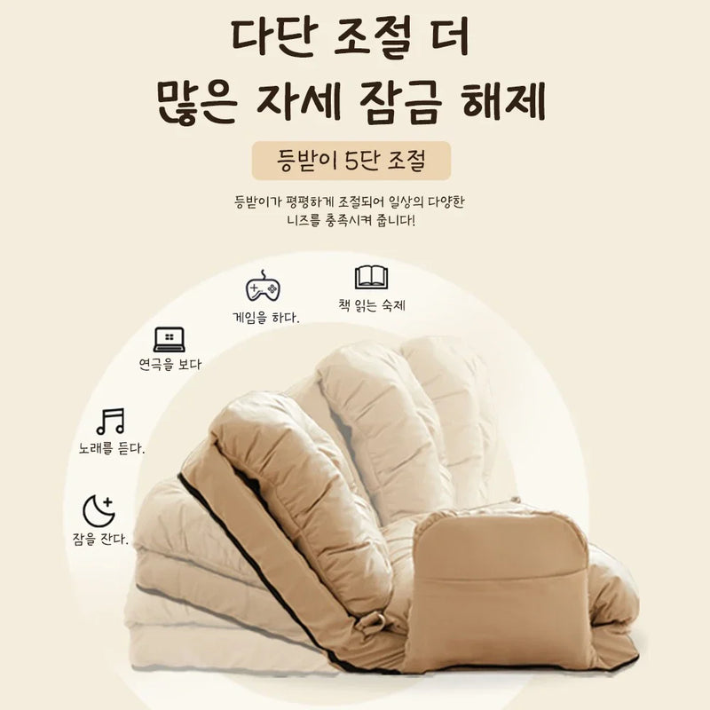Розкладний шезлонг-ліжко-трансформер-диван-водонепроникний ледачий крісло-дивани для спального місця у вітальні Складані меблі для дому Одномісний