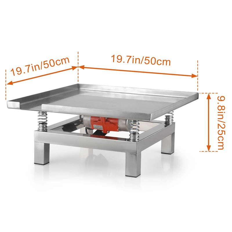 Concrete Vibrating Table Small Vibration Test Bench Test Block Vibration Platform Stainless Steel Mini Vibration Table 50x50cm - Alisa 1420 Concrete Vibrating Table Small Vibration Test Bench Test Block Vibration Platform Stainless Steel Mini Vibration Table 50x50cm - Alisa 1420
