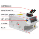 보석 레이저 용접기 80W 납땜 미니 휴대용 파이버 레이저 용접기 금 은 티타늄 반지 목걸이 금속