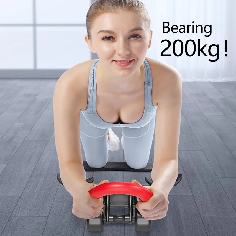 DOPPIA RUOTA PER ALLENAMENTO MUSCOLI ADDOMINALI CON TAPPETINO PALESTRA FITNESS DOPPIA RUOTA PER ALLENAMENTO MUSCOLI ADDOMINALI CON TAPPETINO PALESTRA FITNESS