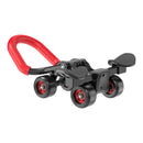 New Design Elbow Support Ab Roller 4 Wheel Muscle Training  Automatic Rebound Abdominal Wheel Strength Exercise Gym Equipment